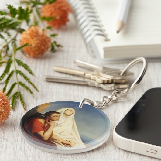 Saint Augustine en Saint Monica Sleutelhanger (Voorkant Rechts)