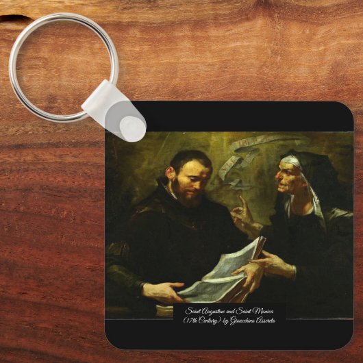 Saint Augustine en Saint Monica Sleutelhanger (Voorkant)