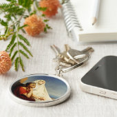 Saint Augustine en Saint Monica Sleutelhanger (Zijkant)