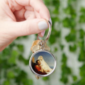 Saint Augustine en Saint Monica Sleutelhanger (Hand)