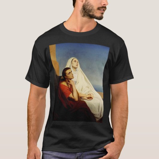 Saint Augustine en Saint Monica T-shirt (Voorkant)