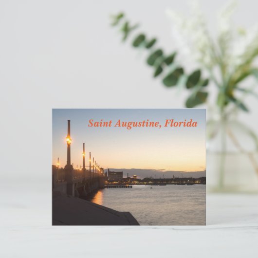 Saint Augustine, Florida Briefkaart (Staand voorkant)