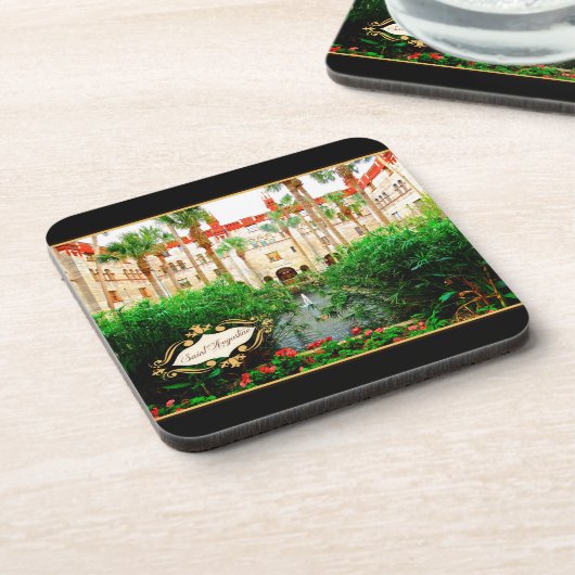 Saint Augustine Florida Lightner Museum & Gardens Bier Onderzetter (Linkerzijde)