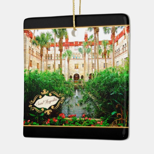 Saint Augustine Florida Lightner Museum & Gardens Keramisch Ornament (Links)
