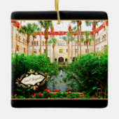 Saint Augustine Florida Lightner Museum & Gardens Keramisch Ornament (Voorkant)