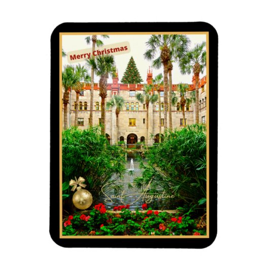 Saint Augustine Florida Lightner Museum & Gardens Magneet (Verticaal)