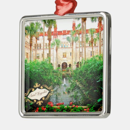 Saint Augustine Florida Lightner Museum & Gardens Metalen Ornament (Links)