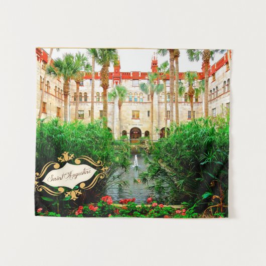 Saint Augustine Florida Lightner Museum & Gardens Wandkleed (Voorkant (horizontaal))