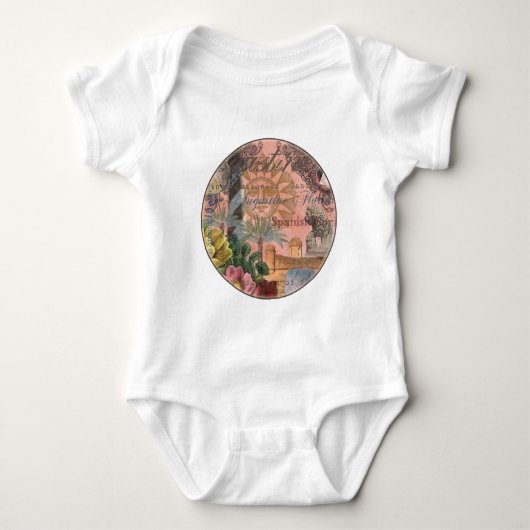 Saint Augustine Florida reizen antieke kunst Romper (Voorkant)