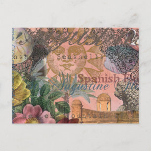 saint - augustine florida trekt antiek kunst briefkaart