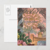 saint - augustine florida trekt antiek kunst briefkaart (Voorkant / Achterkant)