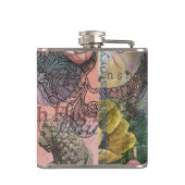 saint - augustine florida trekt antiek kunst heupfles (Achterkant)