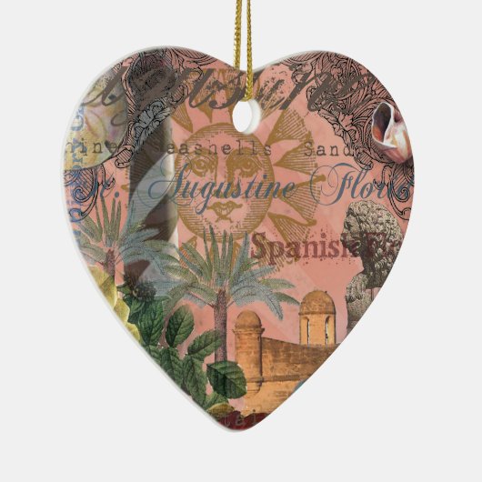 saint - augustine florida trekt antiek kunst keramisch ornament (Rechts)