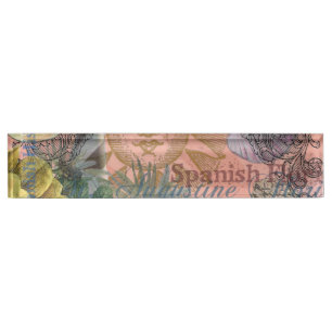 saint - augustine florida trekt antiek kunst naambordje