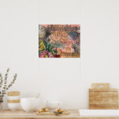 saint - augustine florida trekt antiek kunst poster (Keuken)