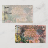 saint - augustine florida trekt antiek kunst visitekaartje (Voorkant / Achterkant)