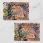 saint - augustine florida trekt antiek kunst visitekaartje (Voorkant / Achterkant)