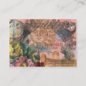 saint - augustine florida trekt antiek kunst visitekaartje (Achterkant)