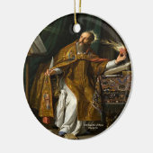 Saint Augustine of Hippo Keramisch Ornament (Links)