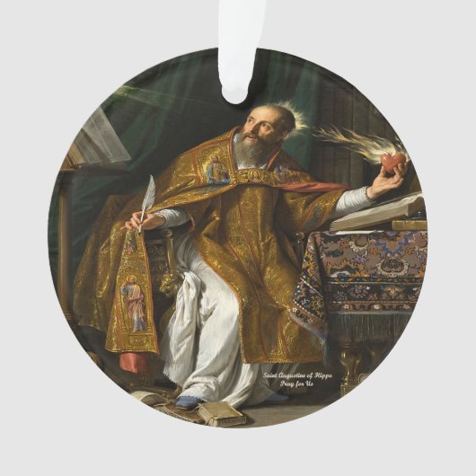 Saint Augustine of Hippo Ornament (voorkant)
