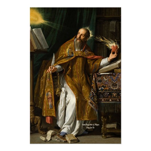 Saint Augustine of Hippo Perfect Poster (Voorkant)