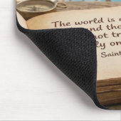Saint Augustine Reisquote Vintage Boek Muismat (Hoek)