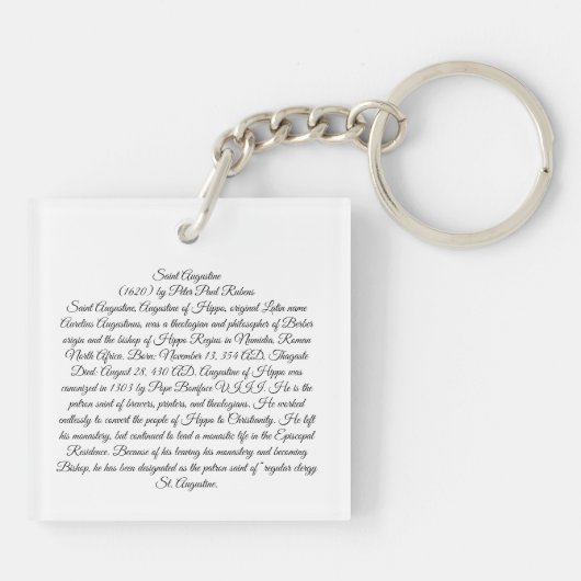 Saint Augustine Sleutelhanger (Achterkant)
