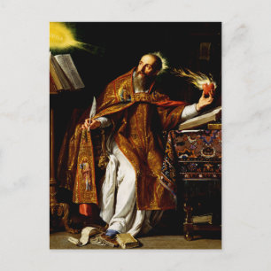 Saint Augustine van Hippo Briefkaart