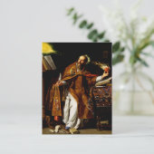 Saint Augustine van Hippo Briefkaart (Staand voorkant)