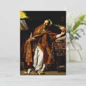Saint Augustine van Hippo Kaart (Staand voorkant)