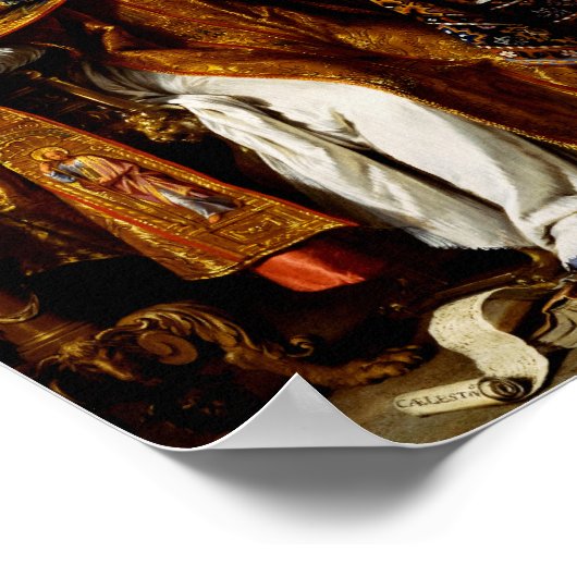 Saint Augustine van Hippo Poster (Hoek)