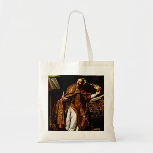 Saint Augustinus van Hippo Poster Tote Bag (Voorkant)