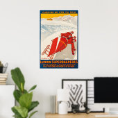 Saint Aventin Print Frankrijk Reisposter Luchon (Thuiskantoor)