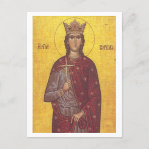 Saint Barbara Icon Briefkaart