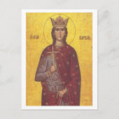 Saint Barbara Icon Briefkaart (Voorkant)