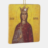 Saint Barbara Icon Keramisch Ornament (Rechts)