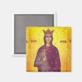 Saint Barbara Icon Magneet (Voorkant / Achterkant)