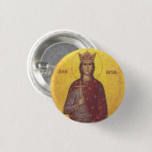 Saint Barbara Icon Ronde Button 3,2 Cm (Voorkant /achterkant)