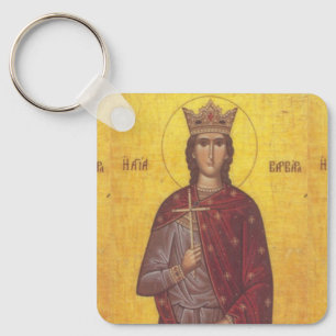 Saint Barbara Icon Sleutelhanger