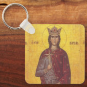 Saint Barbara Icon Sleutelhanger (Voorkant)