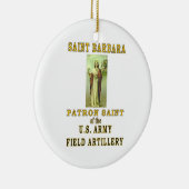 SAINT BARBARA KERAMISCH ORNAMENT (Rechts)