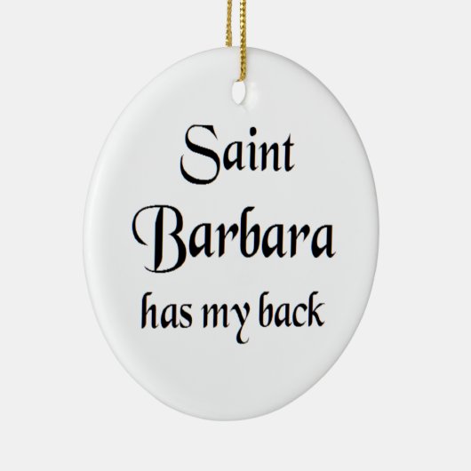 saint barbara keramisch ornament (Rechts)