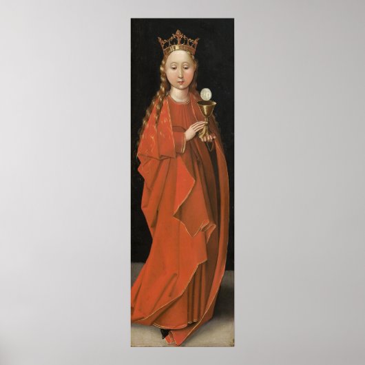 Saint Barbara - Starck Triptych Fine Art Poster (Voorkant)