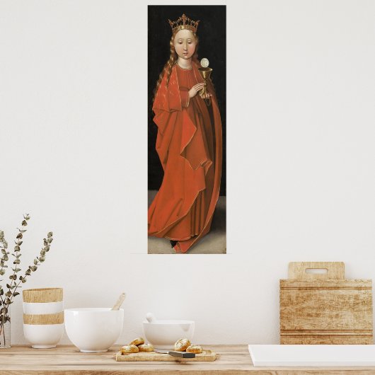Saint Barbara - Starck Triptych Fine Art Poster (Keuken)