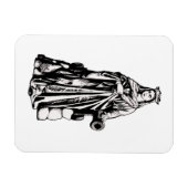 Saint Barbara with chalice and cannon Magneet (Horizontaal)