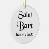 saint bart keramisch ornament (Rechts)
