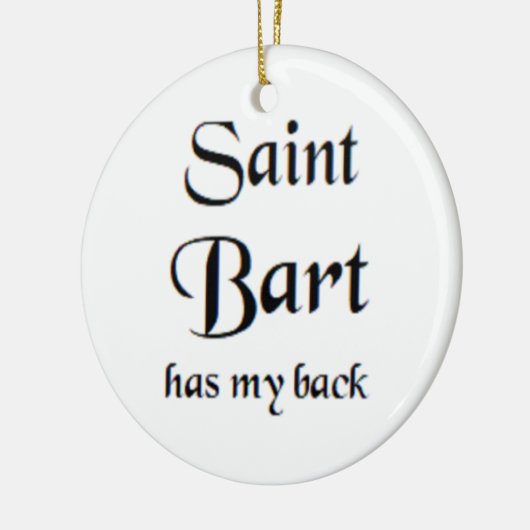 saint bart keramisch ornament (Links)