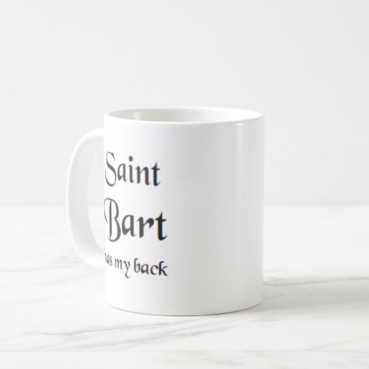 saint bart koffiemok (Voorkant links)