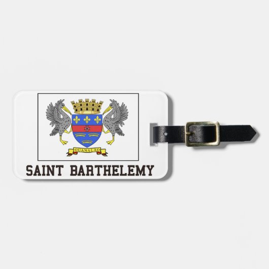 Saint Barthelemy Bagagelabel (Voorkant horizontaal)