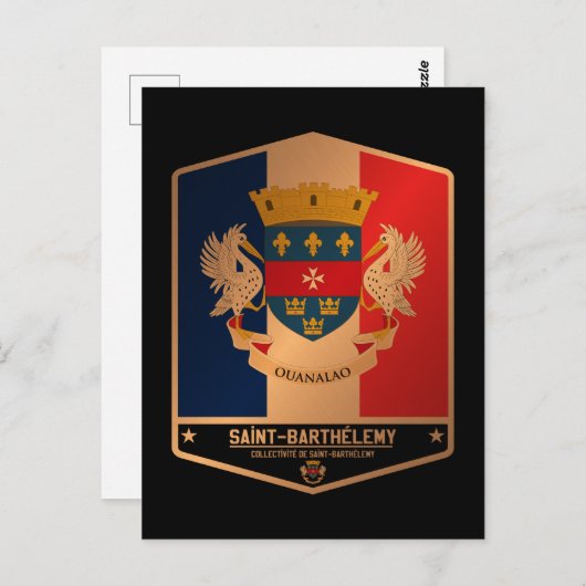 Saint Barthélemy Briefkaart (Voorkant / Achterkant)